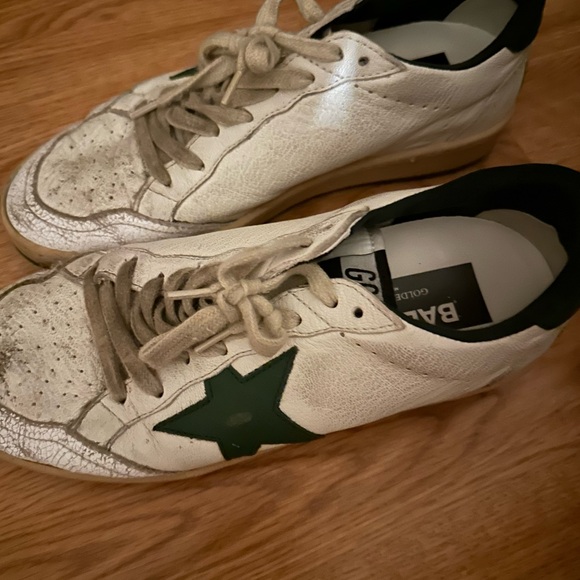 Golden Goose Ball Star in Green - Picture 5 of 5